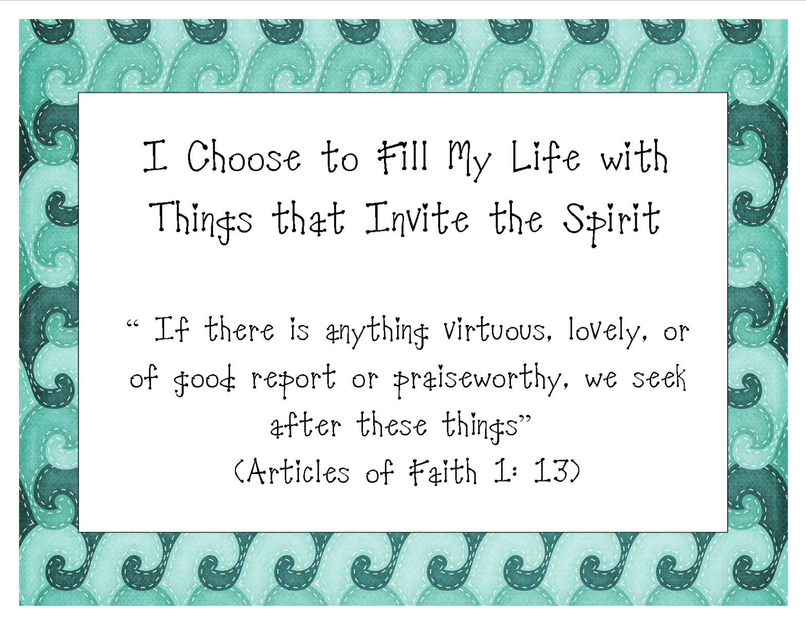 2012 Primary Theme Printables