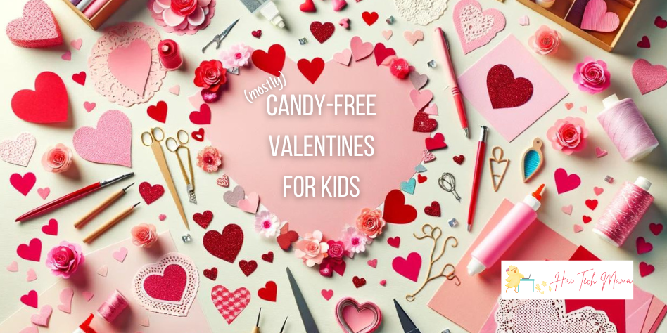 (Mostly) Candy-Free Valentines for Kids