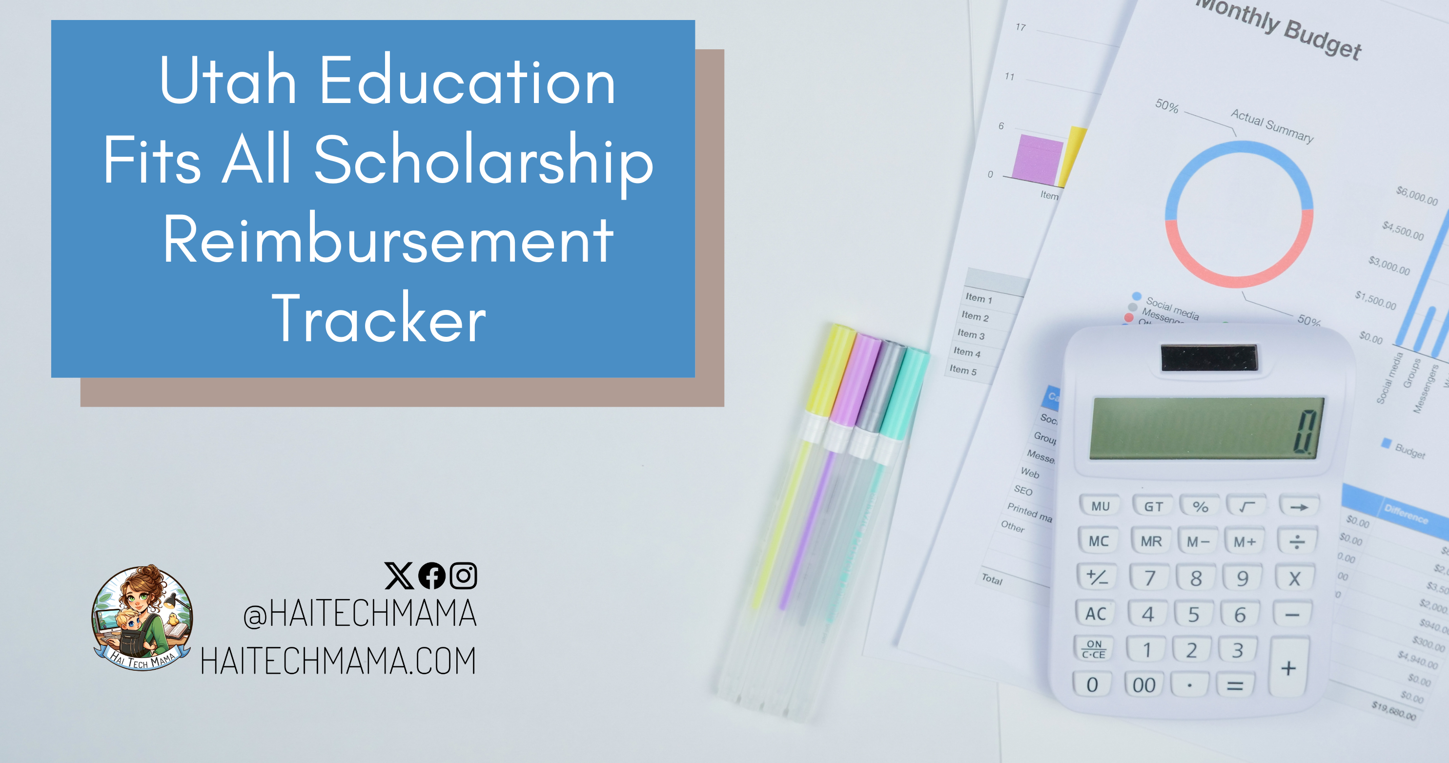 Utah Education Fits All Scholarship Reimbursement Tracker